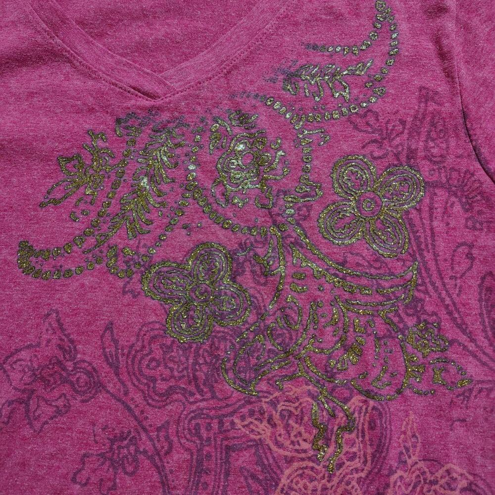 Pink casual t-shirt - Picture 5 of 5